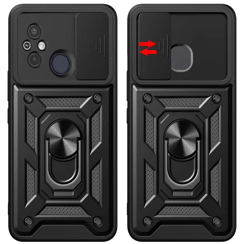 Offerta Cover Xiaomi Redmi 12C Verde: Anello, Stand e Full Protection - 2