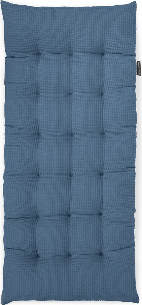 Matelas rembourré bleu pour arche de motricité Montessori Woodforkid