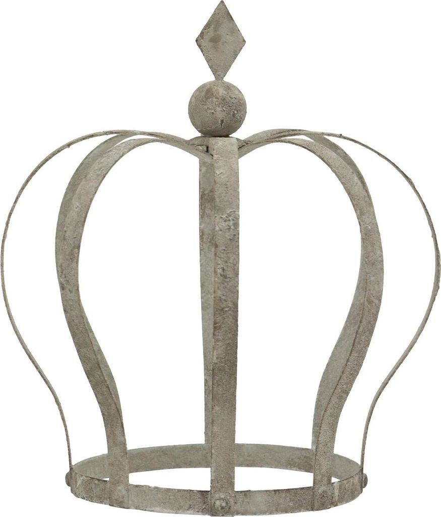 Dekoracja ogrodowa: Metalowa korona 18x27x30cm Zdjęcie produktu 