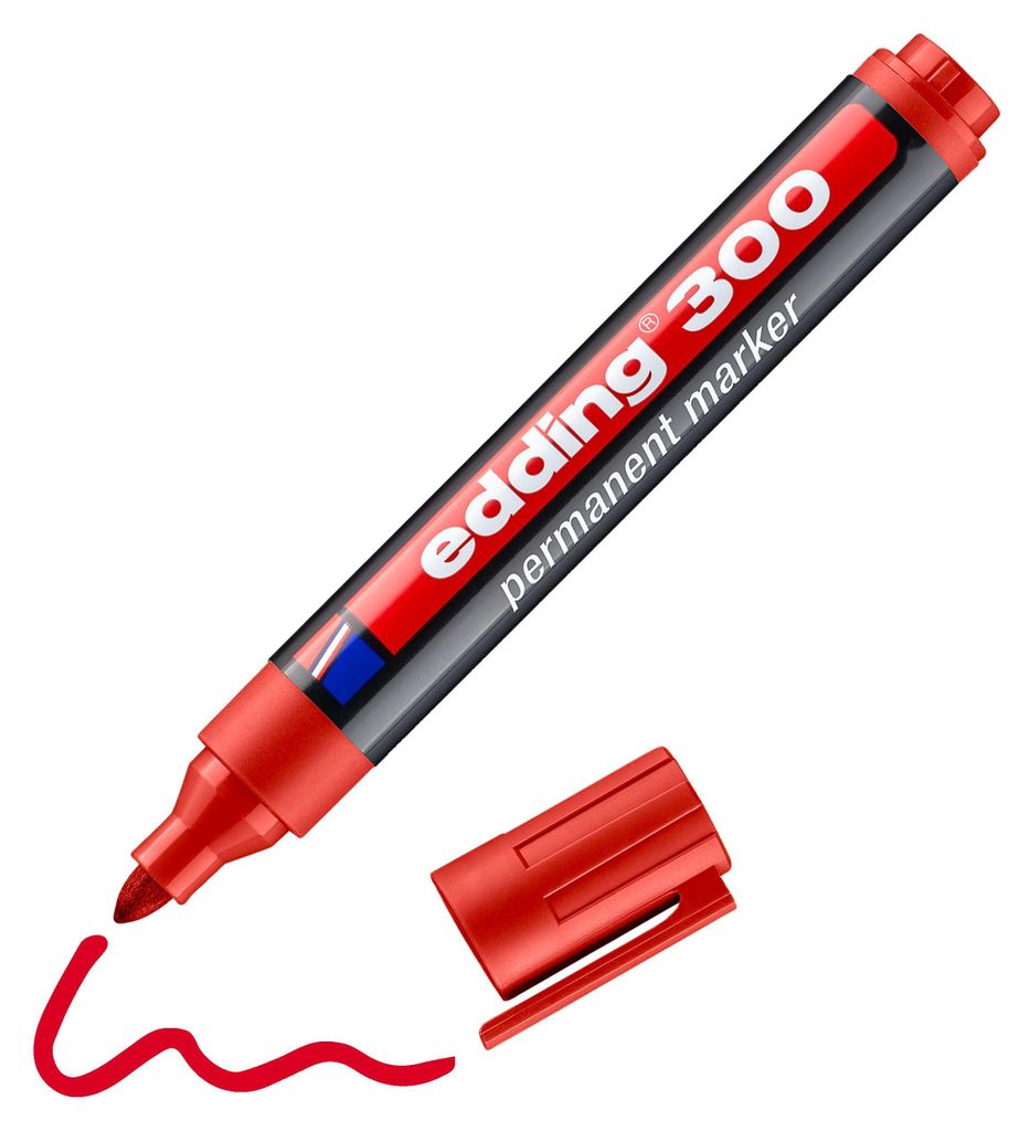 Edding 300, Rot, Schwarz, Rot, 1,5 mm, 3 mm, 10 Stück(e) Produktbild 