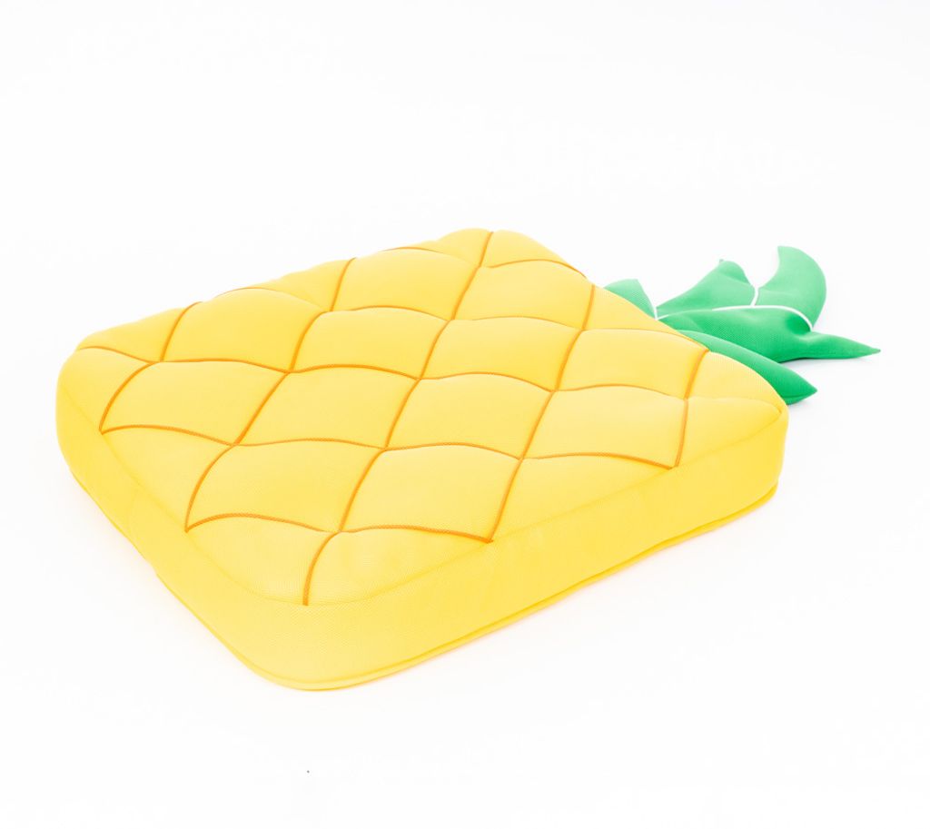 Westmann Stoff Schwimminsel Ananas Gelb 68x130x13 cm Produktbild 