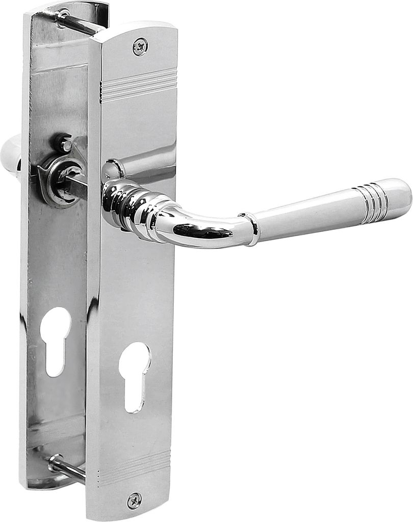 Türbeschlag 1383 Helena LS PZ Chrom Türdrücker Türklinke Produktbild 
