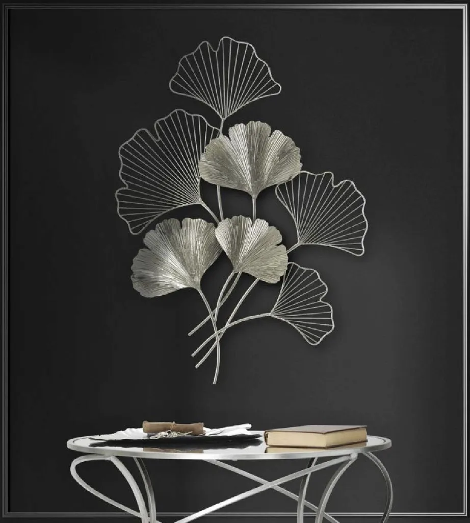 Tableau en métal argenté Ferro - Décoration murale design chic - 10