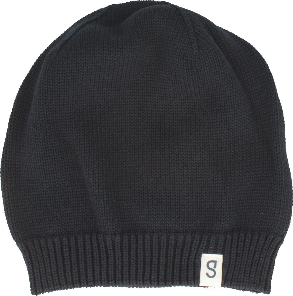 Unifarbene Beanie aus Baumwolle von Hut-Breiter, blau, Gr. Einheitsgröße