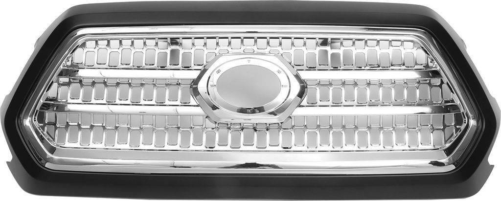 Front Hood Bumper Kühlergrill Front Upper Bumper Kühlergrill für Toyota Tacoma 2016-2020 Chrom Silber Ton Schwarz.
