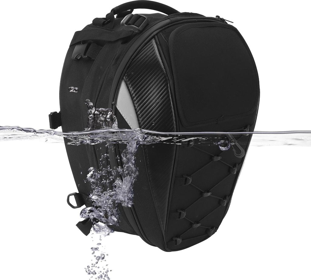 Motorrad-Rücksitztasche, große Kapazität, Fahrerrucksack, wasserdicht, atmungsaktiv, universell einsetzbar