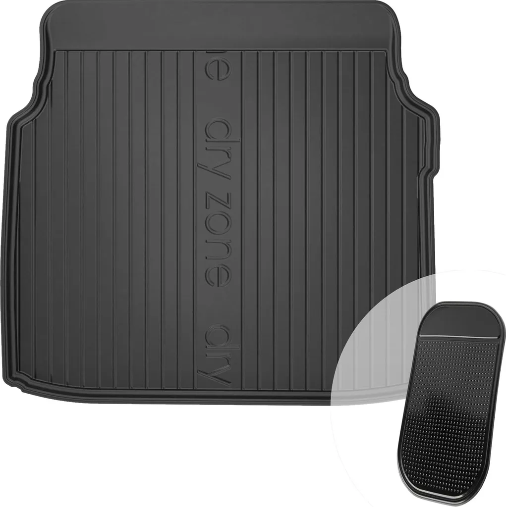 Tappetino Baule Gomma per Mercedes E-Class W211 Berlina (06-09) - Nero