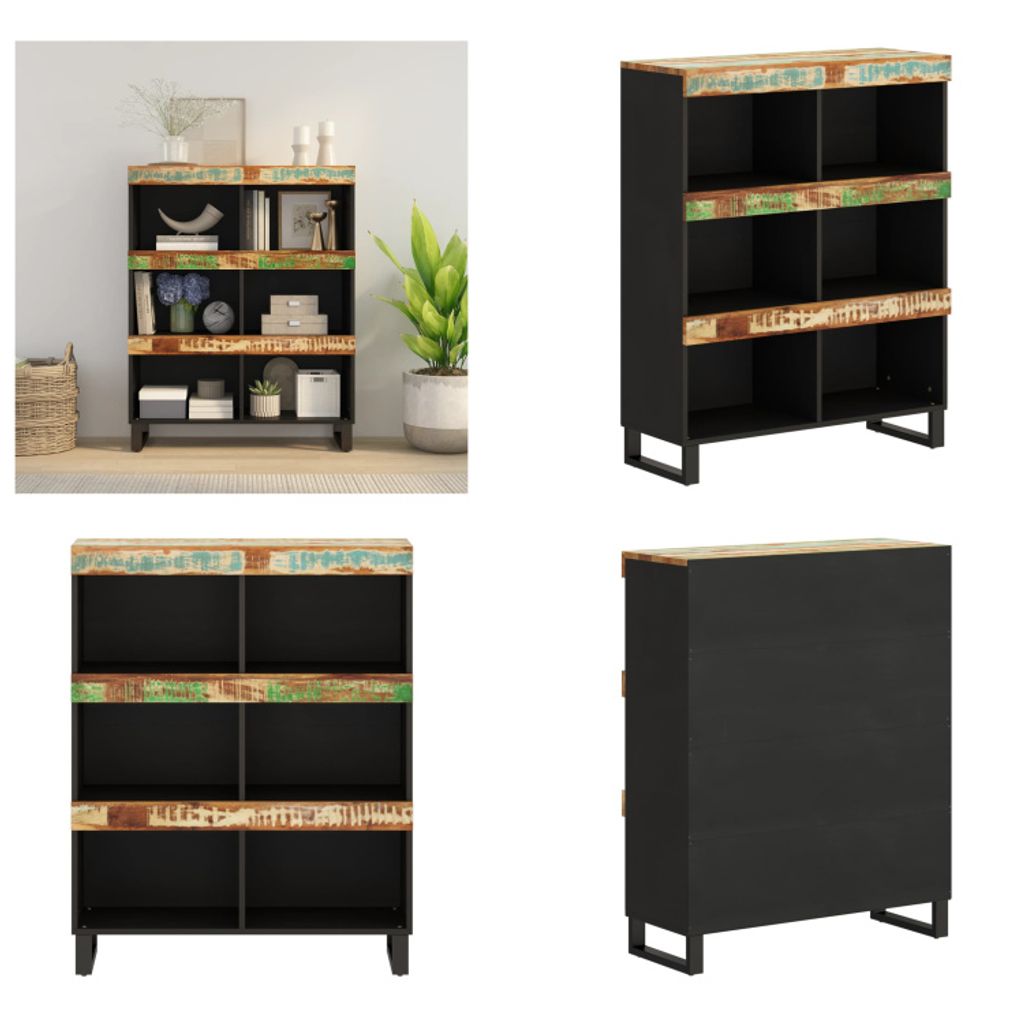 vidaXL Beistelltisch 85x33x107 cm Altholz Massiv - Nachttisch - Nachttische - Nachtschrank - Nachtschränke