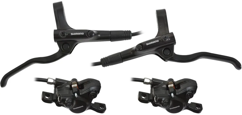 Système de Freinage Hydraulique VTT Shimano BR-MT200 Complet Noir