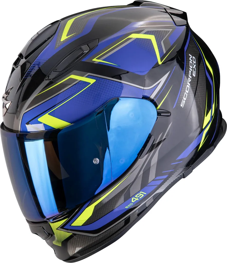 Scorpion Exo-491 Zumo casque intégral avec écran solaire interne noir M