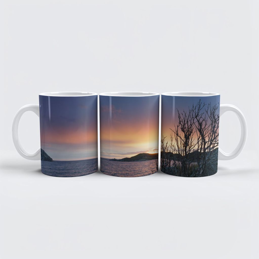 raxxa Premium-Tasse "Morgenlicht am Meer"