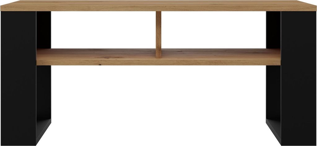 Stůl lavice Modern 2P 90x58x50 cm dub artisan / černý Obrázek produktu 