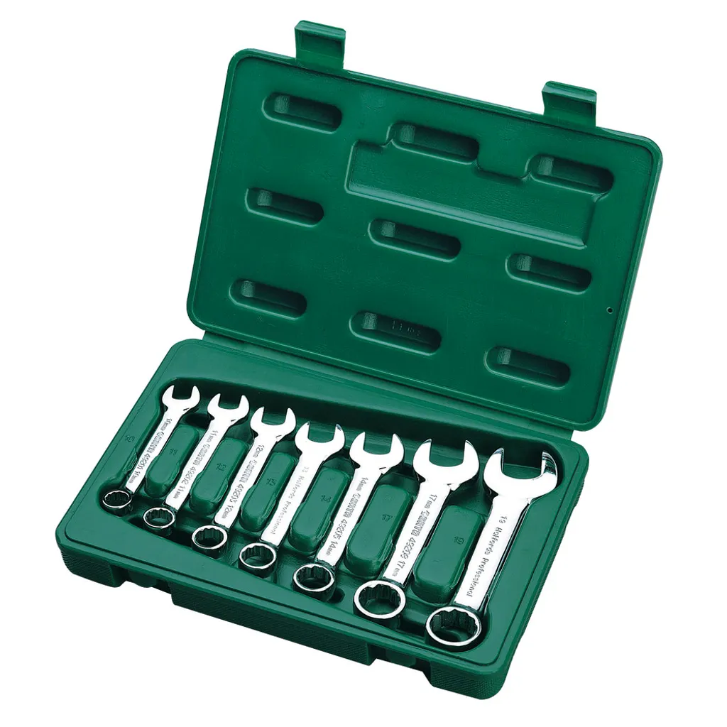 SATA ST09033SJ Clés mixtes Stubby ultra-résistantes set 7 pièces 10-19 mm