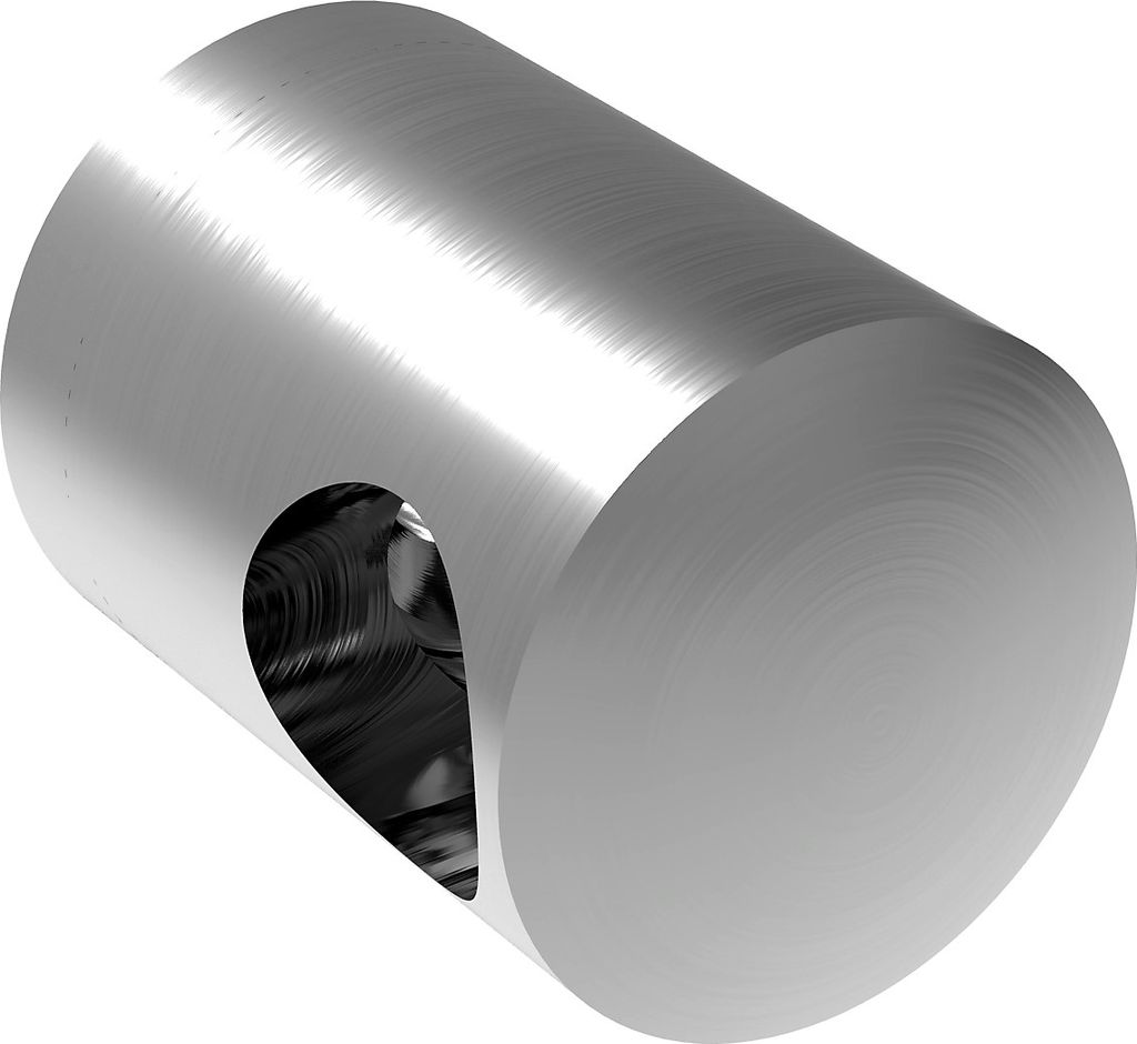 Sellon24 Edelstahl Stabhalter Querstabhalter Produktbild 