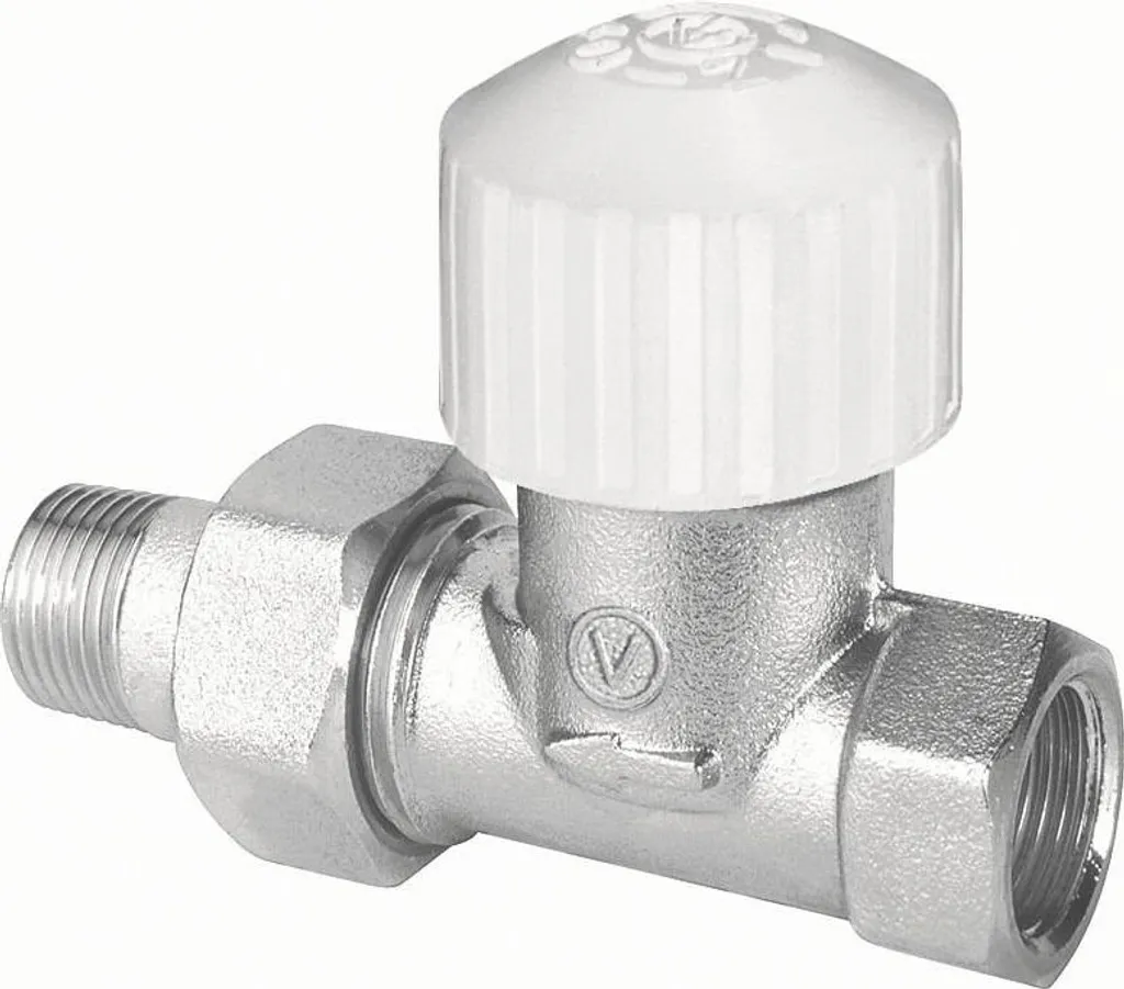 Vanne thermostatique VECTOR ZT22 DN15 passage direct nickelé préréglée