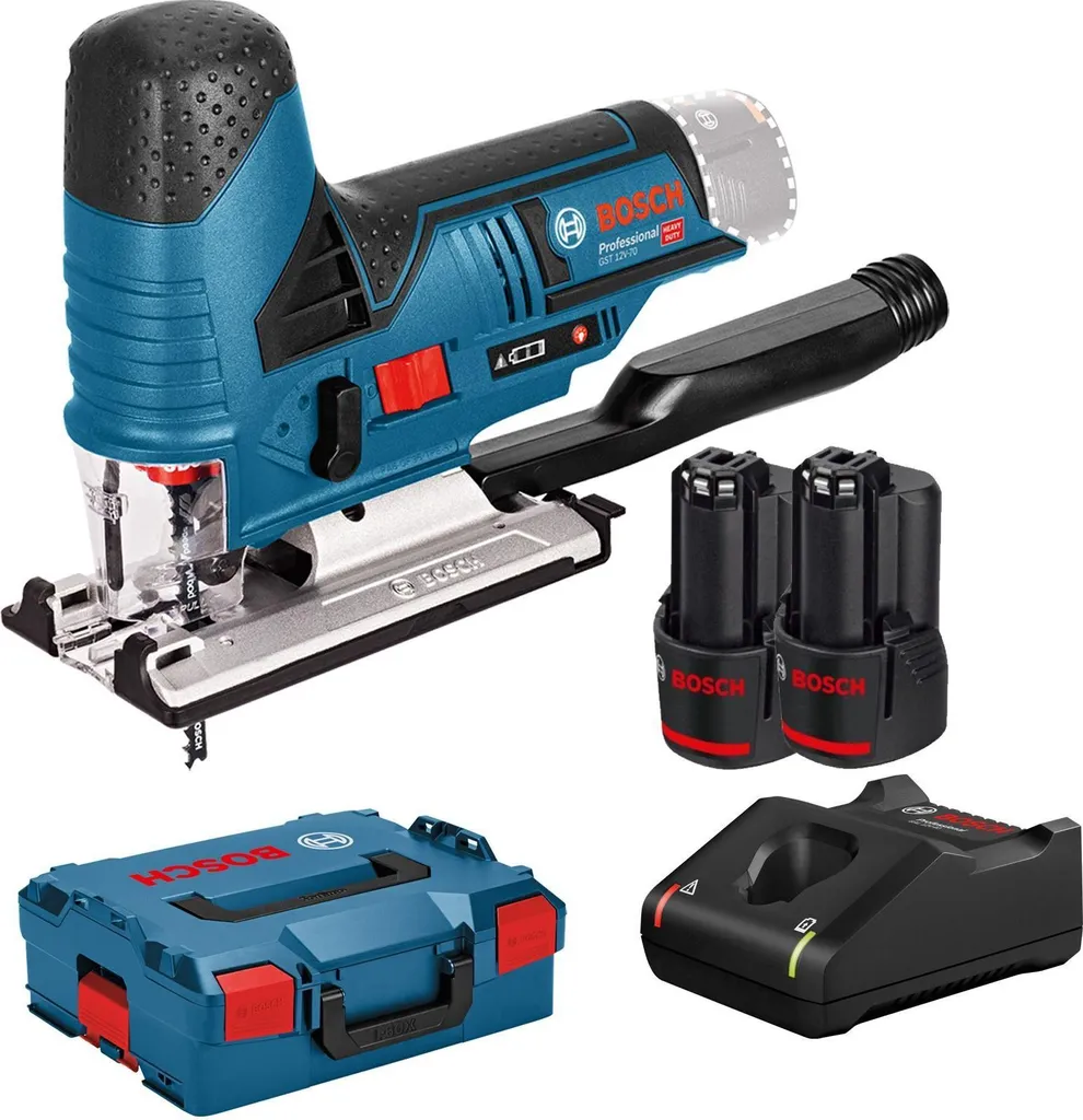 Scie sauteuse BOSCH Professional GST 12V-70 compacte avec L-Boxx