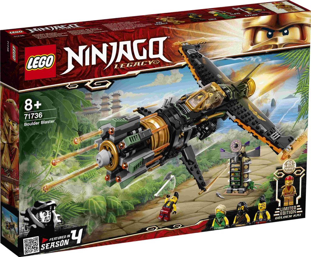 LEGO 71736 NINJAGO Coles Felsenbrecher Flugzeugspielzeug Produktbild 