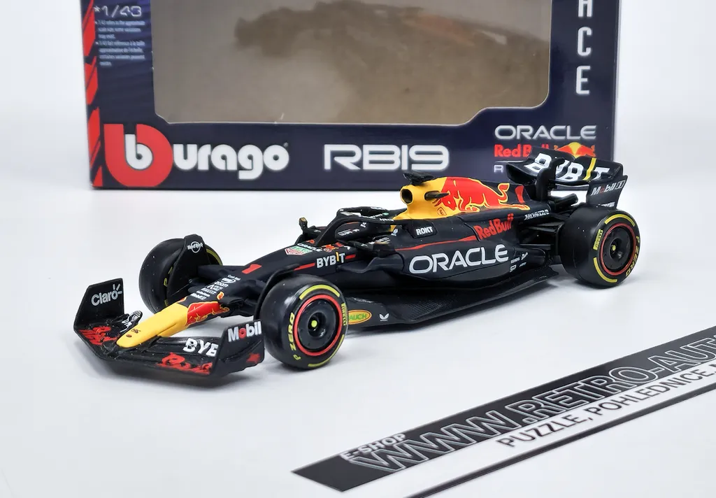 Voiture miniature F1 Red Bull RB19 Max Verstappen 2023 Bburago échelle 1/43