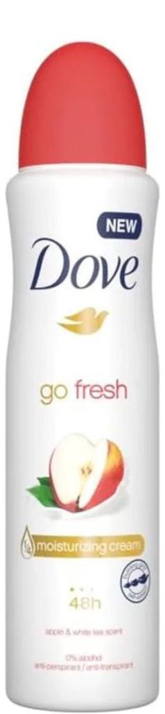 Dove Deospray – Go Fresh Apfel & Weißer Tee 150 ml Produktbild 