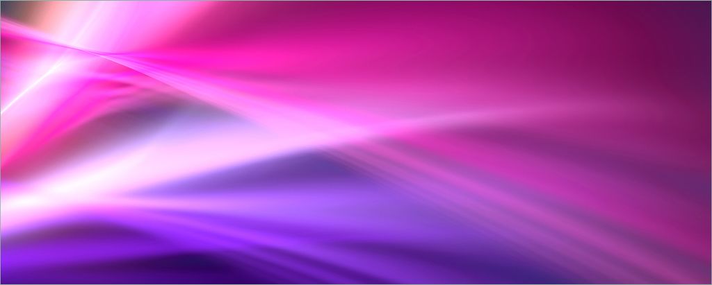 Wallario Poster - Abstrakte Formen und Linien in pink lila, Kunstdruck Größe: 80 x 200 cm