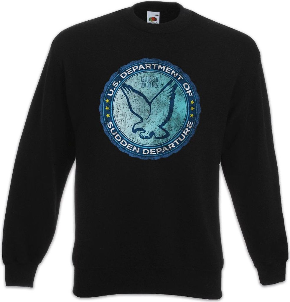 Urban Backwoods U.S. Department Of Sudden Departure, Sweatshirt, Farbe: Schwarz, Größe: M