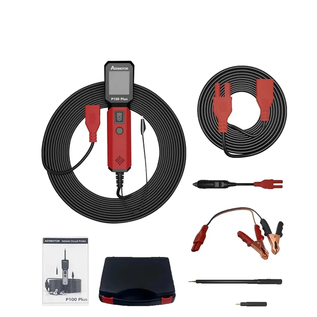 Testeur électrique automobile multifonction 12V/24V pour diagnostic rapide