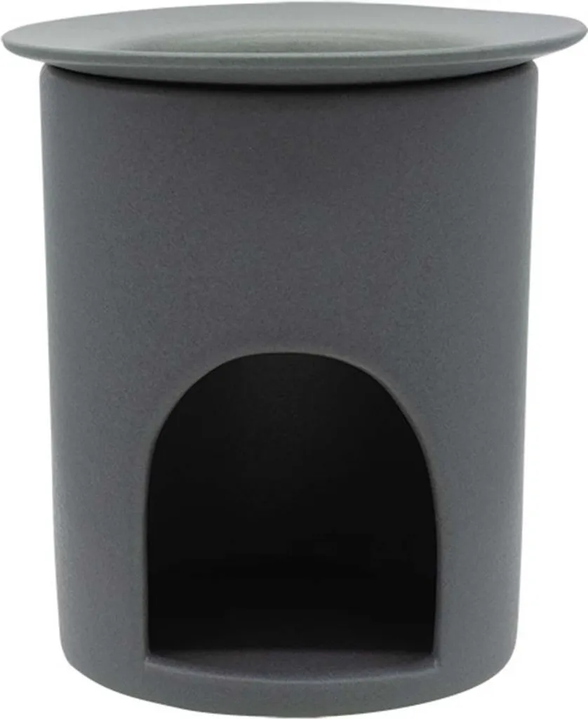 Diffuseur de parfum céramique gris artisanal - Modèle Zen 250ml