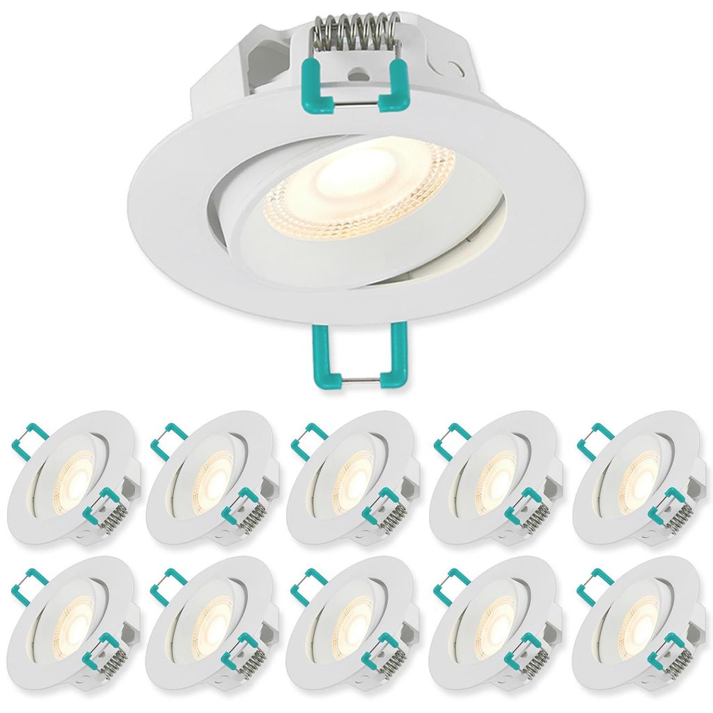 SYLVANIA LED Einbaustrahler 230V | 10er Pack | Warmweiß | Produktbild 