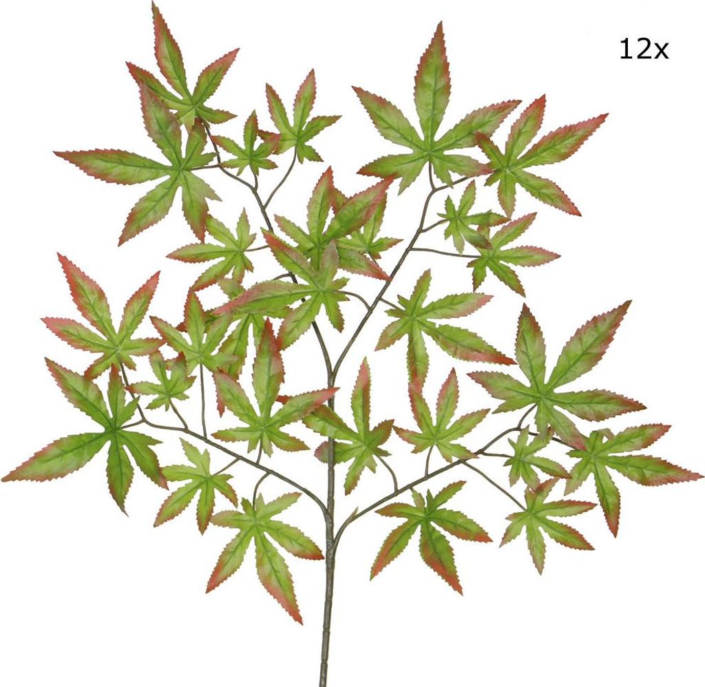 Deko Herbst Herbstdeko Dekozweige Blumen Dekoration Ahorn Künstliche Zweige 12x Zweig Künstlich Ahornzweige Kunstpflanze Decovego