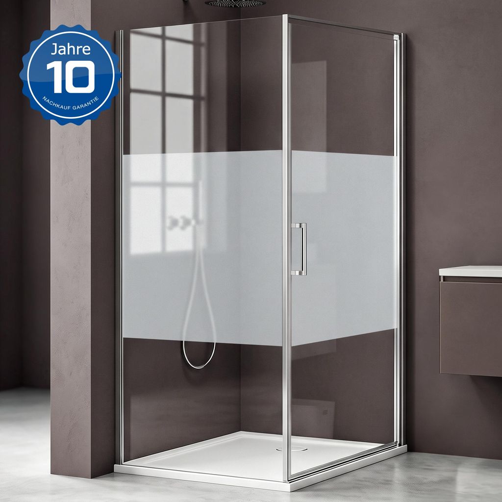 doporro Eck-Duschkabine 100x90x195cm Eckdusche Produktbild 
