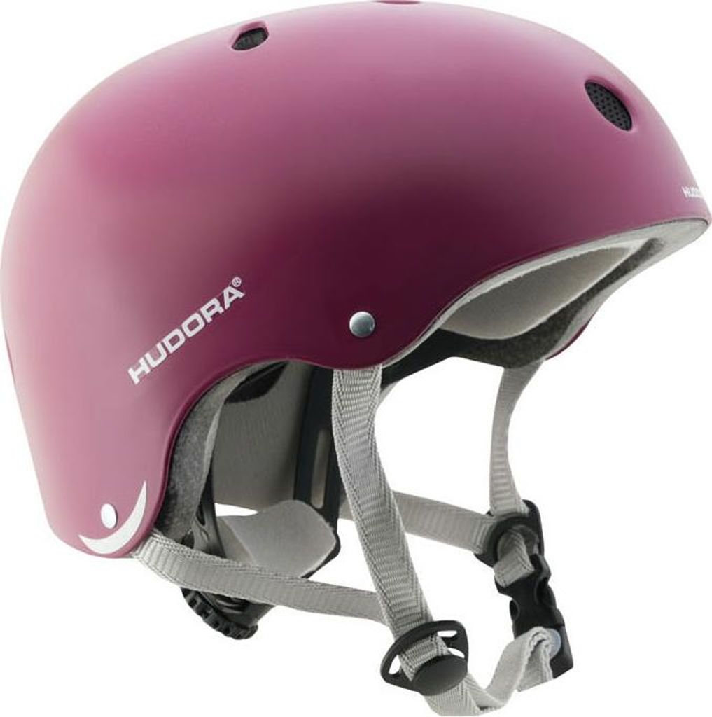 Hudora Skatehelm - Berry Rot S 51-55 cm - Kinderhelm