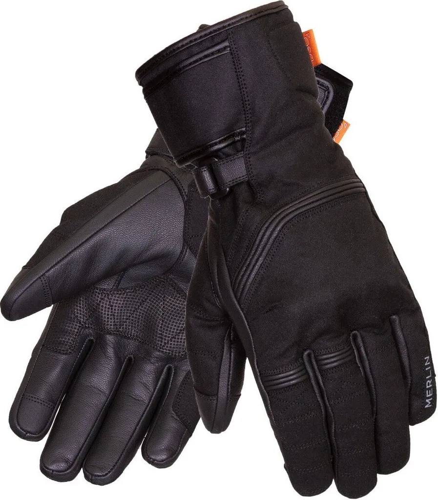 Gants moto Merlin Ranger D3O étanches noir 3XL pour motards exigeants