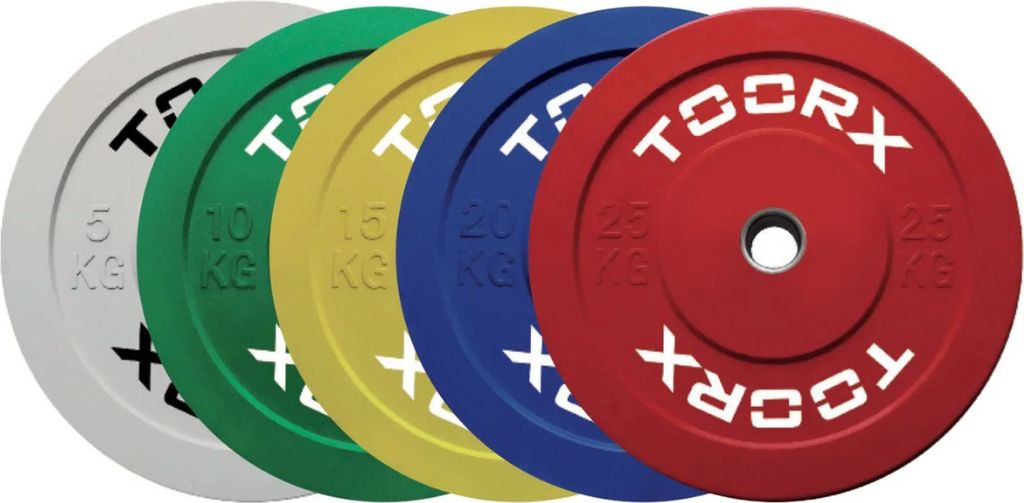 Toorx Bumper Plate 15 kg Gelb - Olympische Halterscheibe
