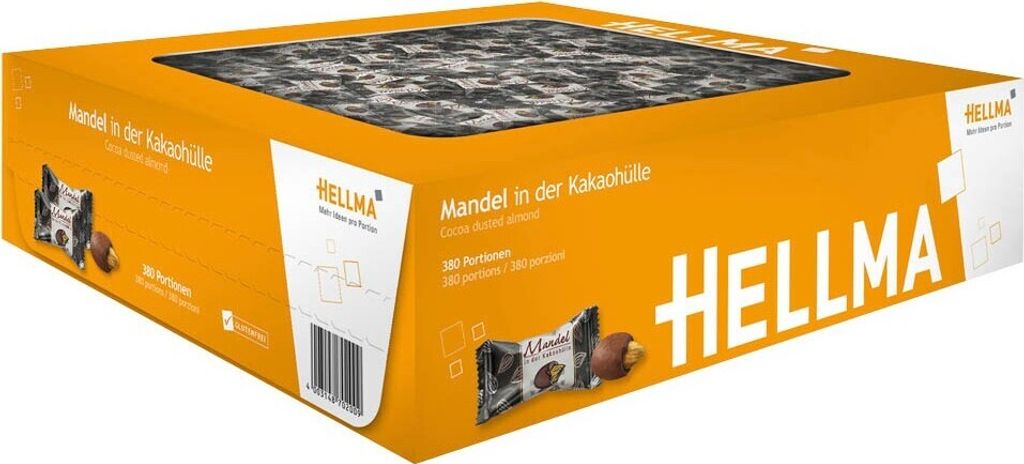 Hellma Mandel in der Kakaohülle, Schokolade, Gebäck Kugel, Produktbild 