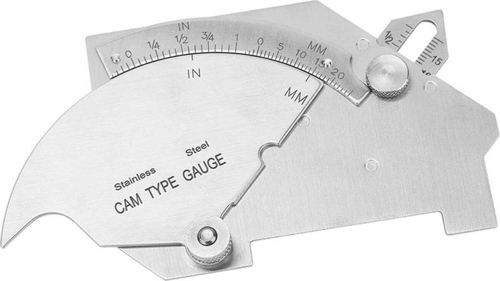 Stahlschweißen Messwerkzeug MG-8 Schweißnahtmessgerät Nahtprüfung Lineal Brücke CAM Schweißen Gage
