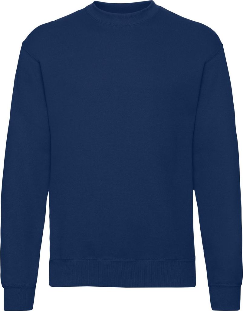 Fruit of the Loom - "Classic" Sweatshirt für Herren angesetzte Ärmel FK2731 (XXL) (Marineblau)