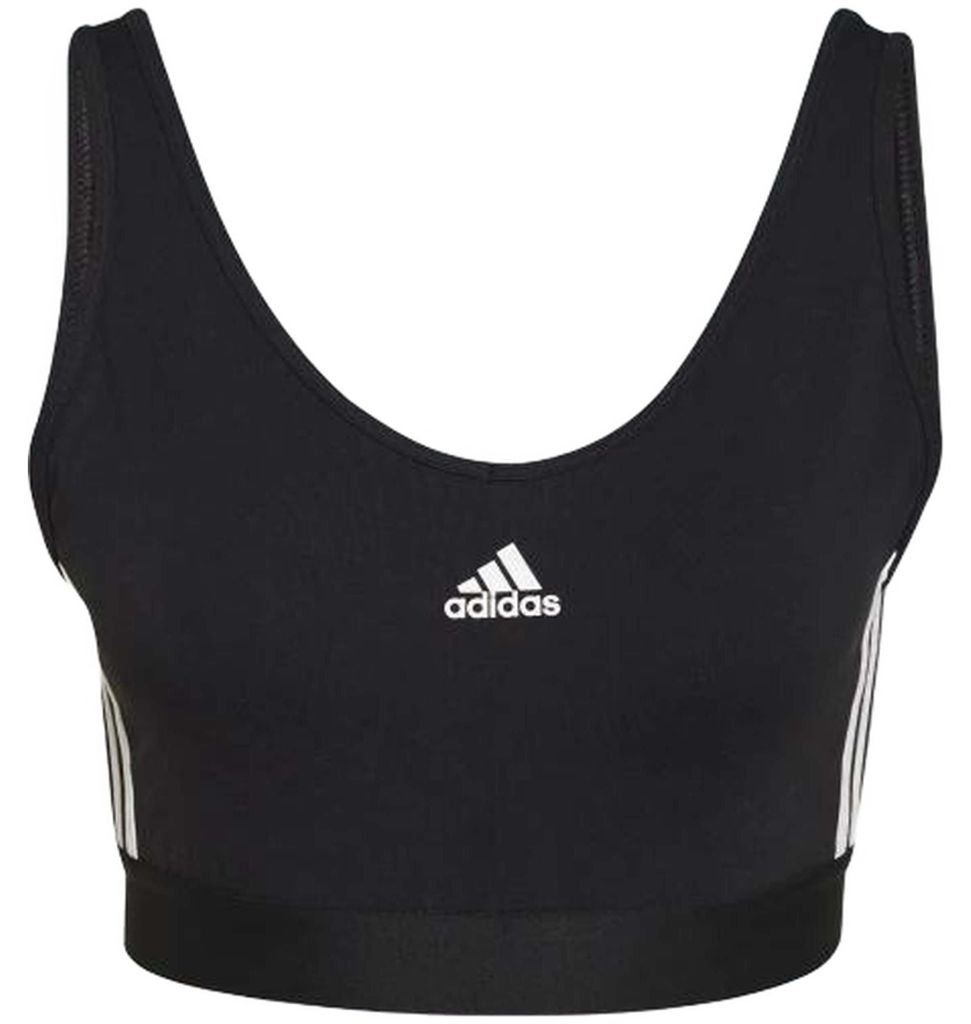 Reggiseno sportivo Adidas Essentials 3-Stripes W GS1343 Pullunder adidas Größe: XS,