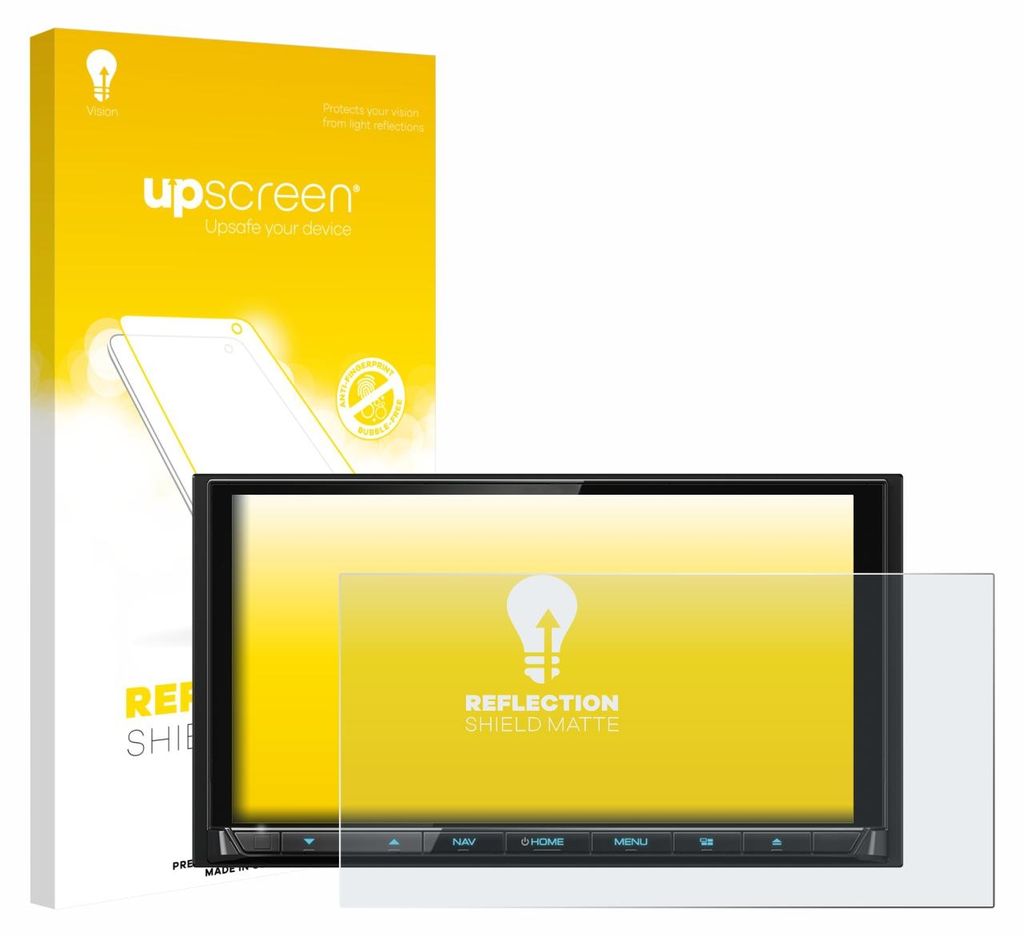 upscreen Schutzfolie für Kenwood DNX9190DABS Displayschutz Displayschutzfolie Folie Matt Entspiegelungsfolie