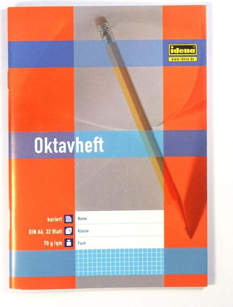 Idena Oktavheft A6 32 Blatt, kariert
