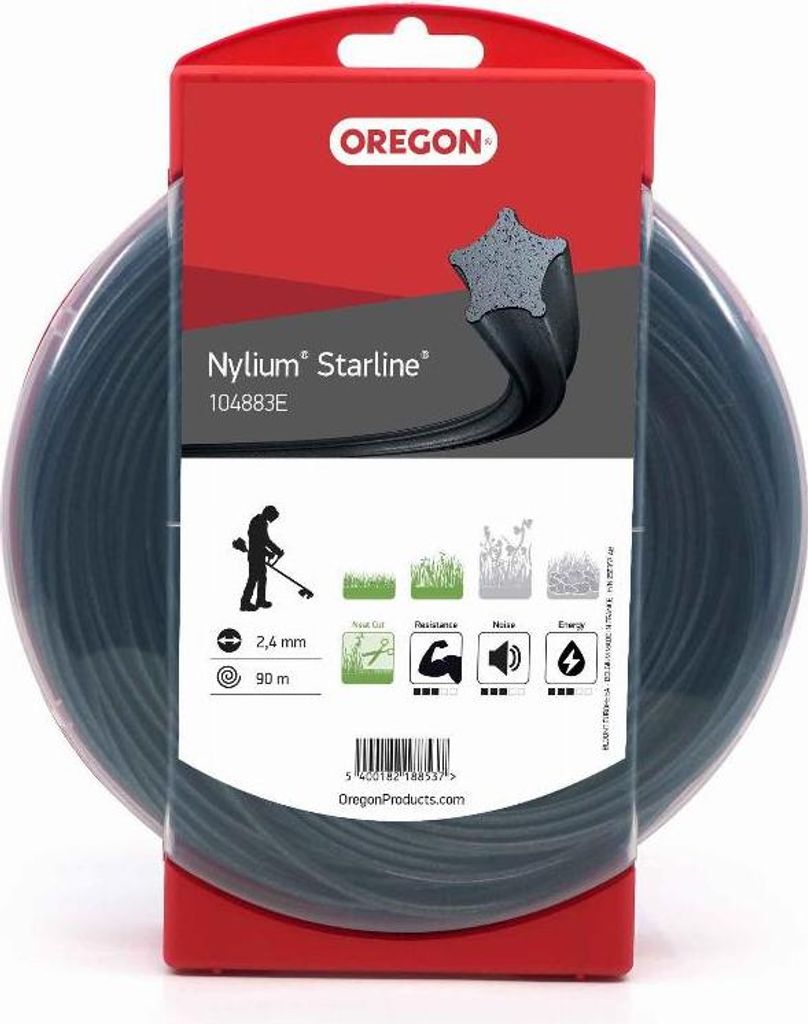 Oregon 104883E Nylium Faden 2,4 mm x 90 m Produktbild 