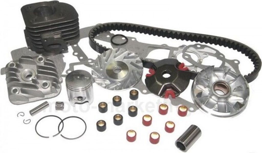 70ccm Tuning Zylinder KIT Kopf KEILRIEMEN Set für KEEWAY Hurricane 50 Zylinderkit