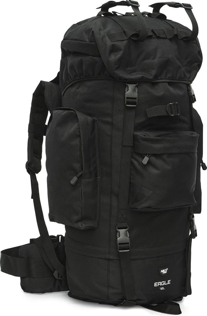 Nc3901 Eagle Taktischer Rucksack Schwarz 70L Nils Camp Produktbild 