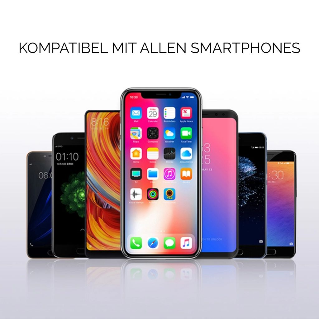 Smartphone Halterung Handyhalterung für Lüftungsgitter Universell sehr Kompakt