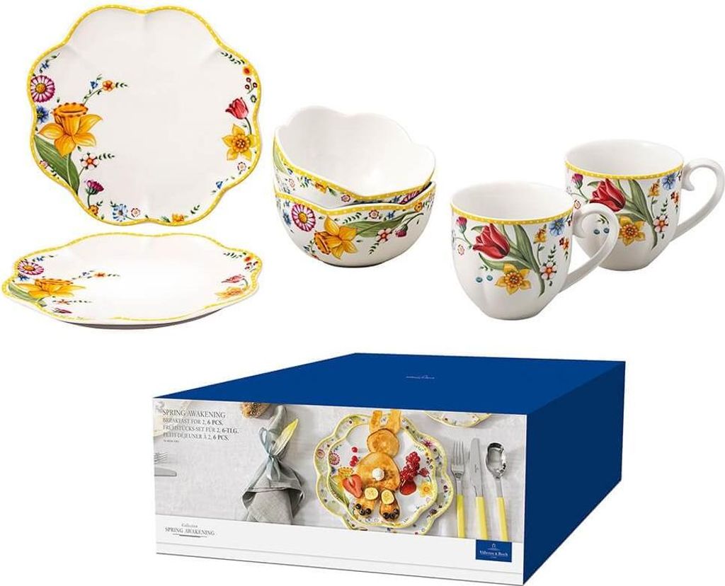 Villeroy & Boch Spring Awakening Frühstücks-Set für 2, Produktbild 