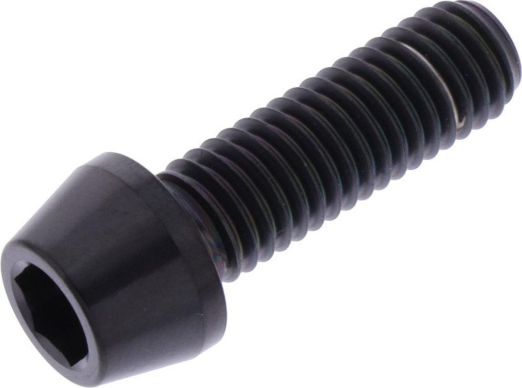 Schraube JMP konisch M8x1,25mm 25mm Titan schwarz