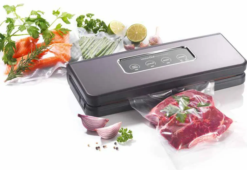 Emballeuse Sous Vide Soude en 1 Clic Kitchenchef - Format Compact Noir - 2
