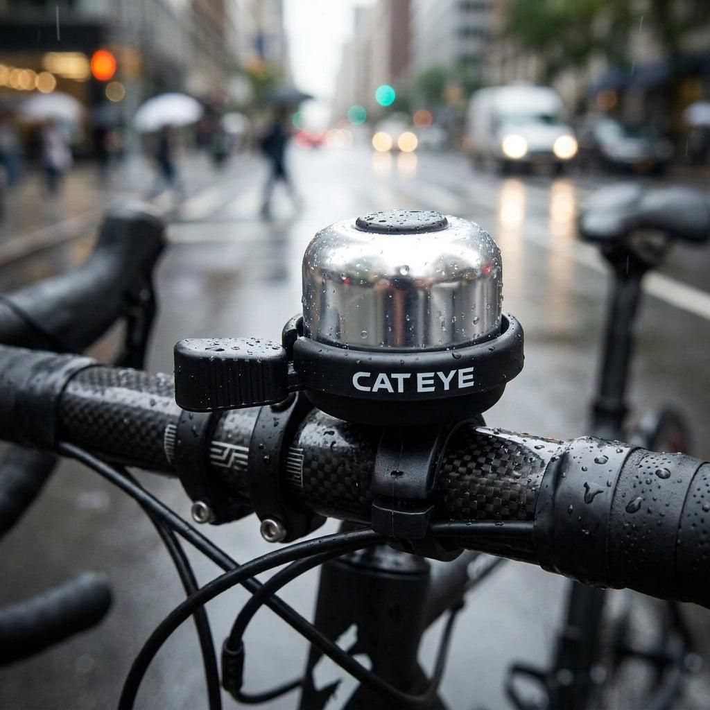 CATEYE Fahrradklingel / Glocke PB-1000 Wind Bell, Silber, Produktbild 
