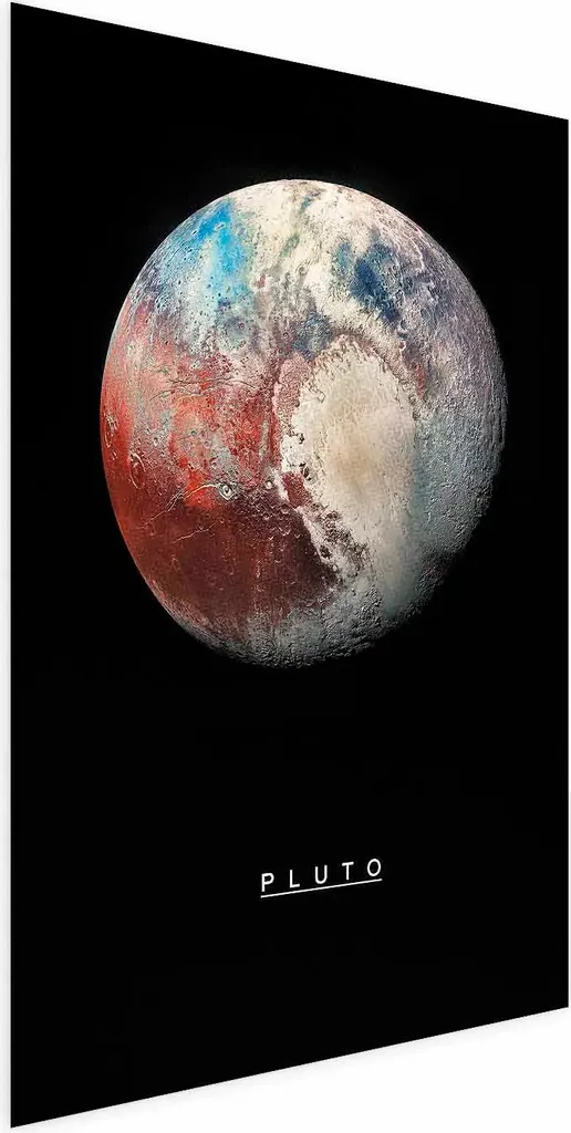 Poster Pluto 60x90 cm senza cornice con margine