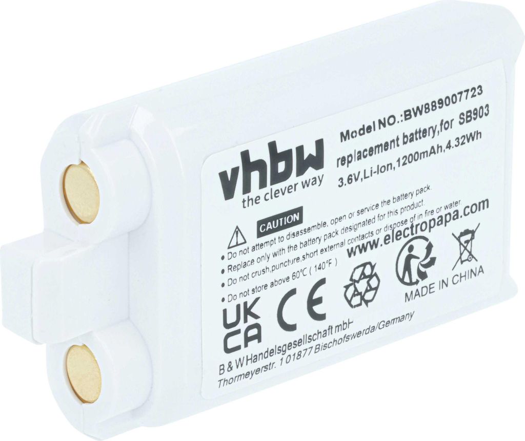 vhbw Akku kompatibel mit Shure SLXD1, SLXD3, SLXD2, SLXD5 Produktbild 