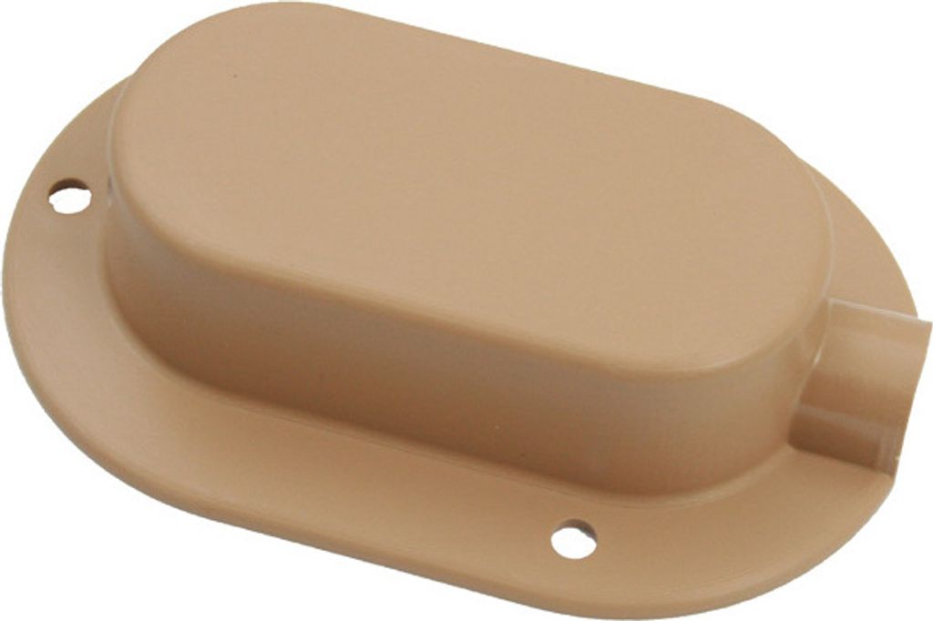 Abdeckung Kabeldurchführung Kabel Strom Anschlussstecker Wohnwagen Wohnmobil Caravan Boot 230V beige